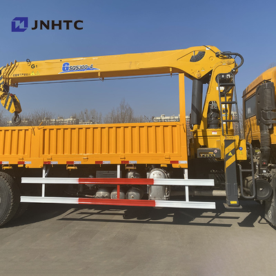6x4 स्ट्रेट आर्म क्रेन कार्गो ट्रक माउंटेड Shacman H3000 F3000 X3000