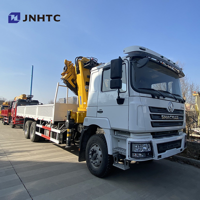 फ्लैटबेड ड्रॉपसाइड कार्गो ट्रक माउंटेड क्रेन शैकमैन F3000 6x4