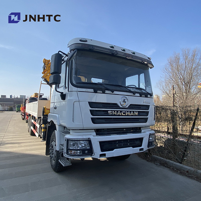 फ्लैटबेड ड्रॉपसाइड कार्गो ट्रक माउंटेड क्रेन शैकमैन F3000 6x4