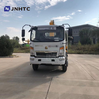 फ्लैट प्लेट कार्गो ट्रक क्रेन सिनोट्रुक HOWO 4x4 ऑल व्हील ड्राइव घुड़सवार;