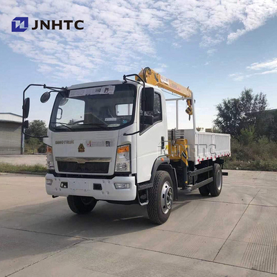 फ्लैट प्लेट कार्गो ट्रक क्रेन सिनोट्रुक HOWO 4x4 ऑल व्हील ड्राइव घुड़सवार;
