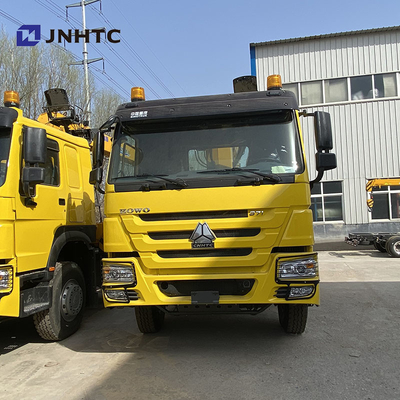 सिनोट्रुक क्रेन बूम ट्रक 6x4 10 व्हील्स 12 टन स्ट्रेट आर्म