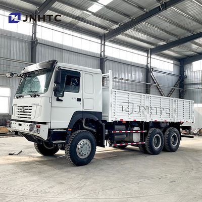 HOWO 371HP 6X6 4x4 ड्राइव कार्गो ट्रक कॉलम प्लेट ड्रॉपसाइड गेट