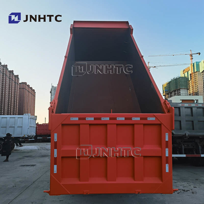 6x4 सिनोट्रुक होवो 10 व्हीलर डंप ट्रक 371hp यूरो II उत्सर्जन