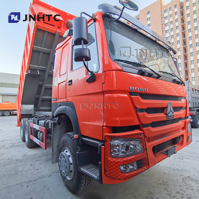 6x4 सिनोट्रुक होवो 10 व्हीलर डंप ट्रक 371hp यूरो II उत्सर्जन