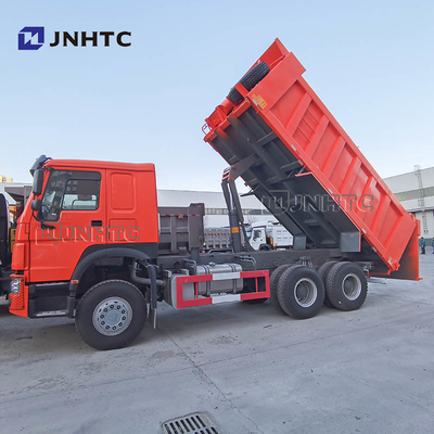 6x4 सिनोट्रुक होवो 10 व्हीलर डंप ट्रक 371hp यूरो II उत्सर्जन