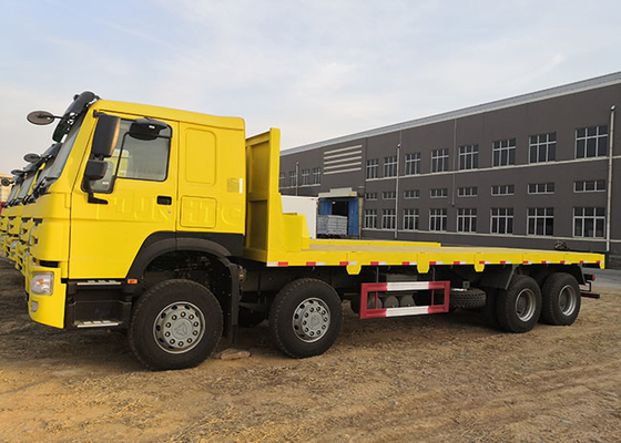 Sinotruk Howo 8x4 हैवी ड्यूटी कार्गो ट्रक इलेक्ट्रिक 12 व्हील 420hp