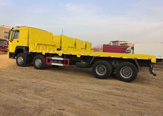 Sinotruk Howo 8x4 हैवी ड्यूटी कार्गो ट्रक इलेक्ट्रिक 12 व्हील 420hp
