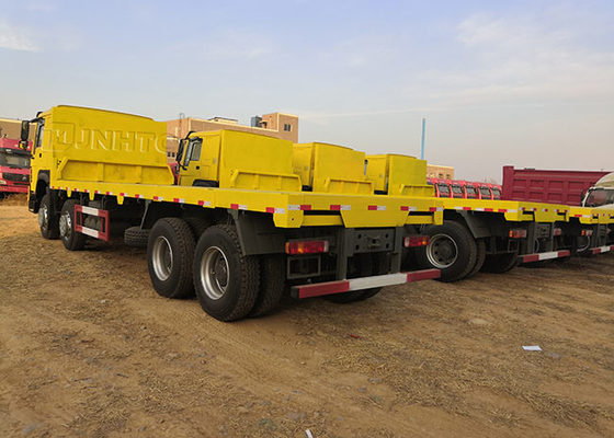 Sinotruk Howo 8x4 हैवी ड्यूटी कार्गो ट्रक इलेक्ट्रिक 12 व्हील 420hp