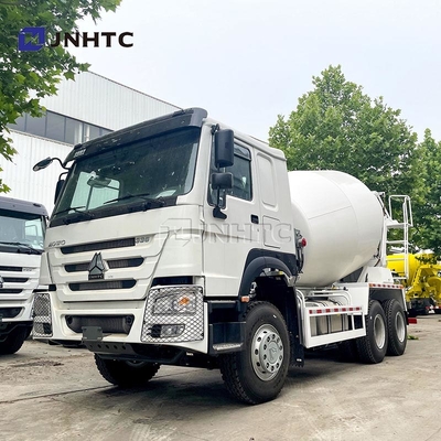 बेस्ट HOWO कंक्रीट मिक्सिंग ट्रक 6x4 10 पहियों 336HP कंक्रीट मिक्सर ट्रक सस्ता और अच्छा
