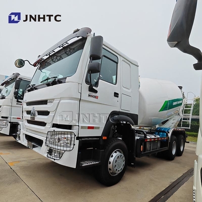 HOWO कंक्रीट मिश्रण ट्रक 6x4 380hp10 पहियों क्षमता सीमेंट मिश्रण ट्रक घुड़सवार कंक्रीट मिक्सर पंप ट्रक