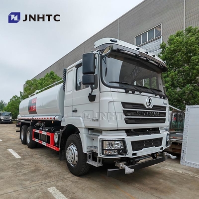 शैकमैन F3000 वाटर टैंक ट्रक 6X4 255HP एल्यूमीनियम मिश्र धातु पानी टैंकर स्प्रिंकलर ट्रक