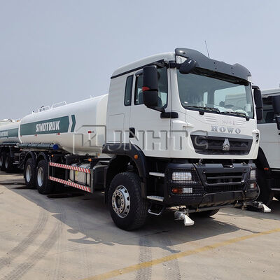 HOWO TX पानी टैंकर ट्रक 6x4 15000/20000 लीटर 371HP पानी छिड़काव बोसर टैंकर ट्रक