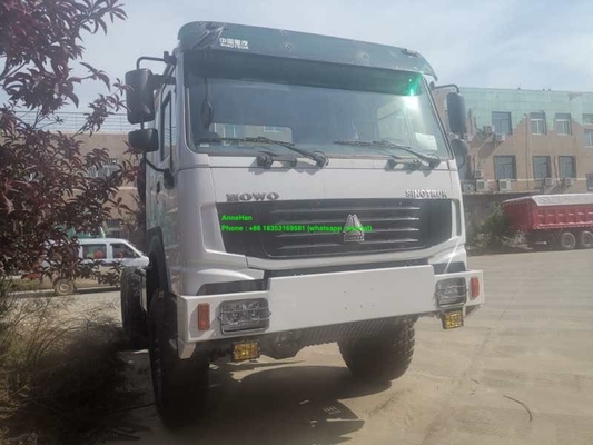 90 # किंगपिन व्हाइट 371hp 6x6 हॉवो 7 ट्रैक्टर ट्रक