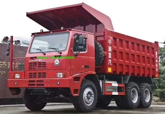ZZ5707S3840AJ 63Km / h 371hp LHD 70T खनन डंप ट्रक