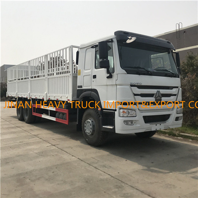 सिनोट्रुक 336hp 371hp 6X4 HOWO हैवी कार्गो ट्रक ट्रेलर 10 व्हीलर फ्लैटबेड ट्रक