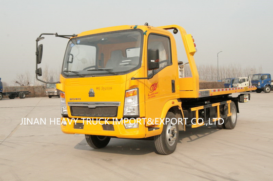 Sinotruk HOWO लाइट ड्यूटी 6 टन बचाव रोड Wrecker टो ट्रक वसूली वाहन